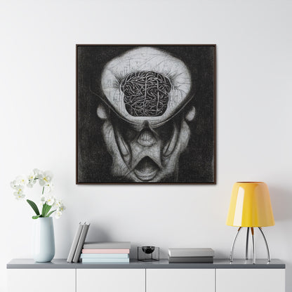 Brain 10, Valentinii, Gallery Canvas Wraps, Square Frame