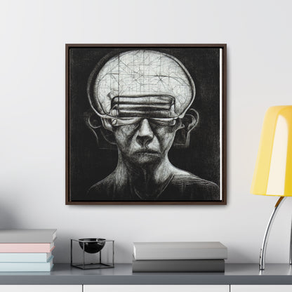 Brain 13, Valentinii, Gallery Canvas Wraps, Square Frame