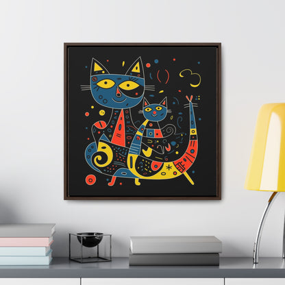 Cat 138, Gallery Canvas Wraps, Square Frame