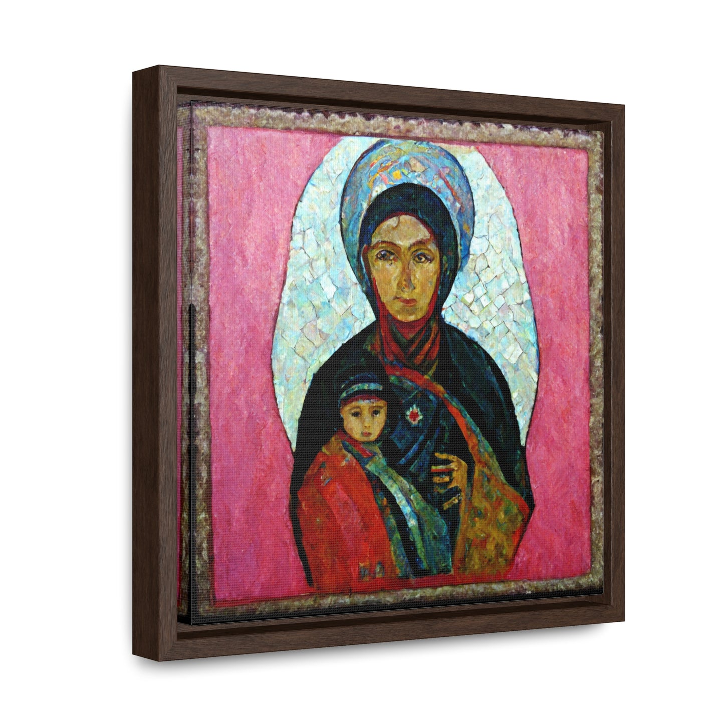 Mary and the Child 11, Valentinii, Gallery Canvas Wraps, Square Frame