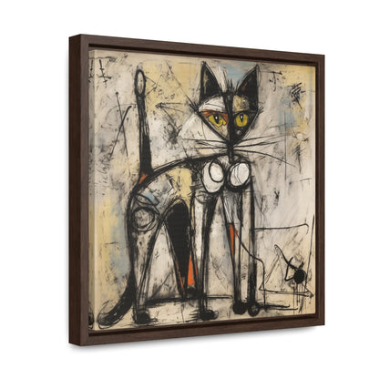 Cat 84, Gallery Canvas Wraps, Square Frame