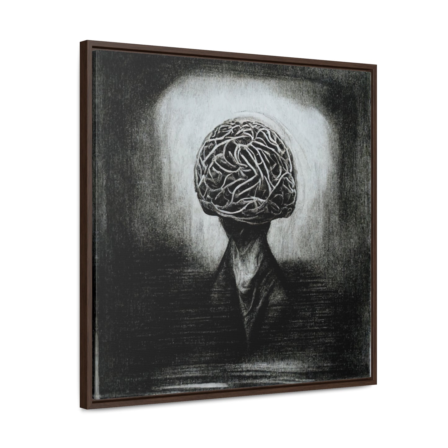 Brain 7, Valentinii, Gallery Canvas Wraps, Square Frame