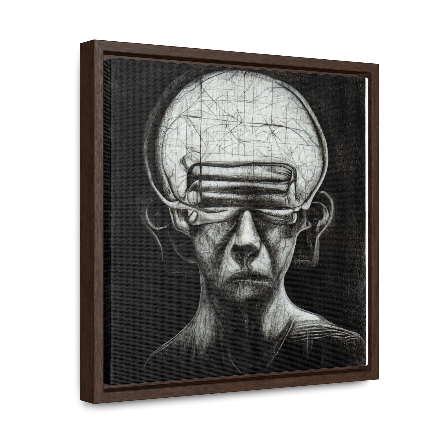 Brain 13, Valentinii, Gallery Canvas Wraps, Square Frame