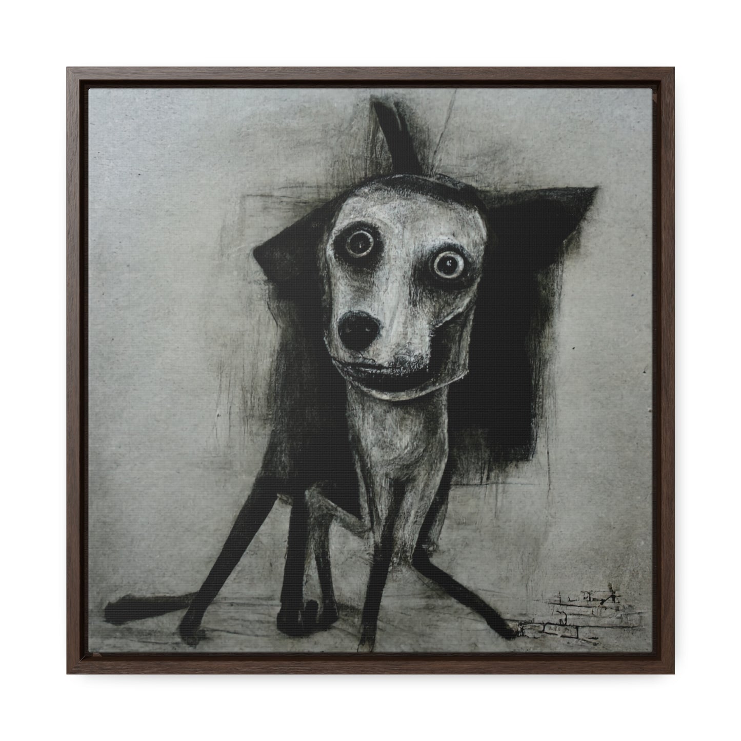 Dogs and Puppies 14, Valentinii, Gallery Canvas Wraps, Square Frame