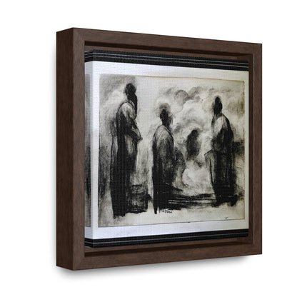 Palaeolithic Prayer 9, Valentinii, Gallery Canvas Wraps, Square Frame