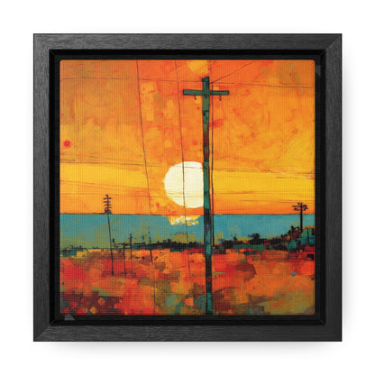 Land of the Sun 69, Valentinii, Gallery Canvas Wraps, Square Frame