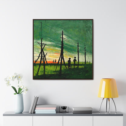 Land of the Sun 35, Valentinii, Gallery Canvas Wraps, Square Frame