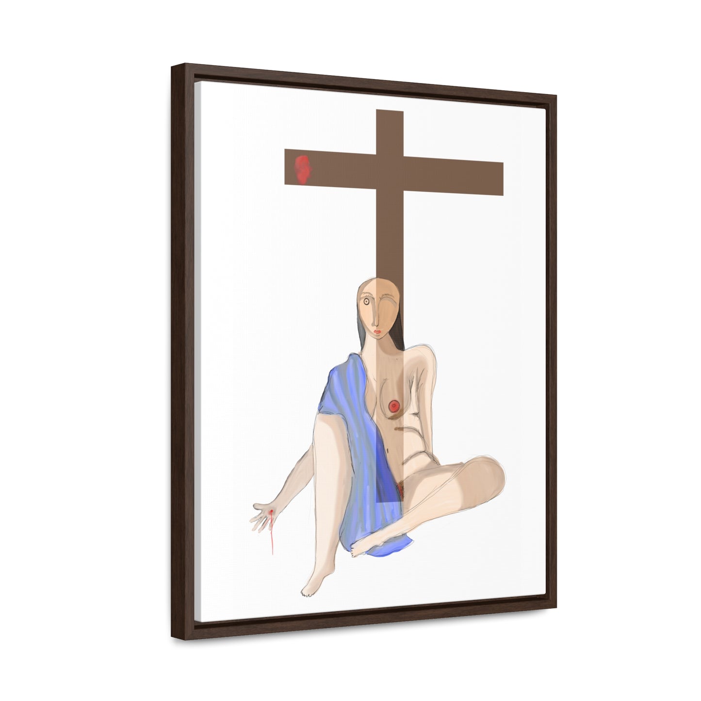 Cross, Original Eduard Pavel, Gallery Canvas Wraps, Vertical Frame