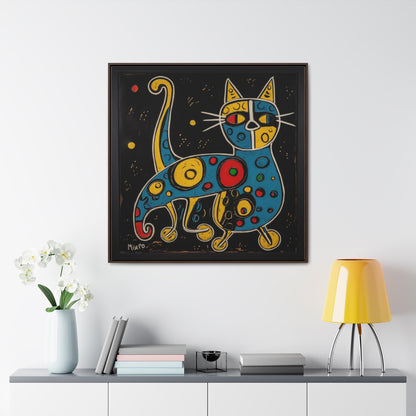 Cat 126, Gallery Canvas Wraps, Square Frame