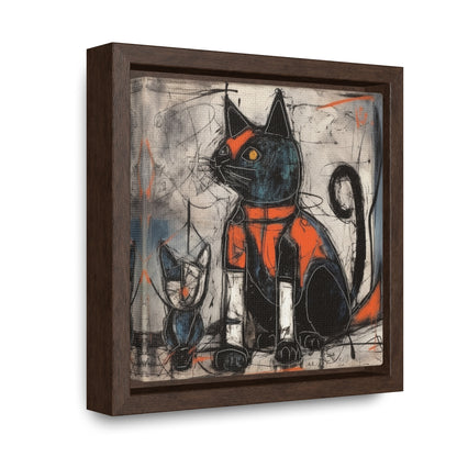 Cat 92, Gallery Canvas Wraps, Square Frame