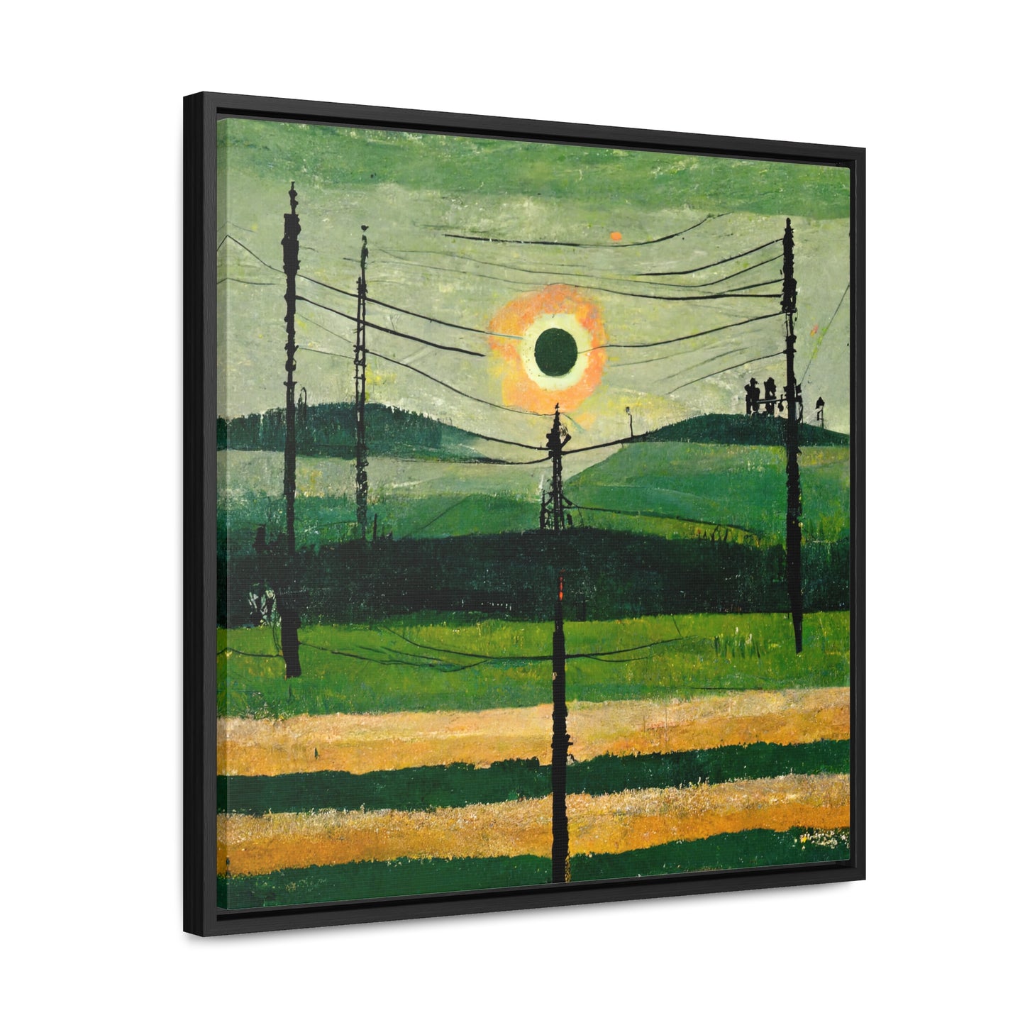 Land of the Sun 32, Valentinii, Gallery Canvas Wraps, Square Frame