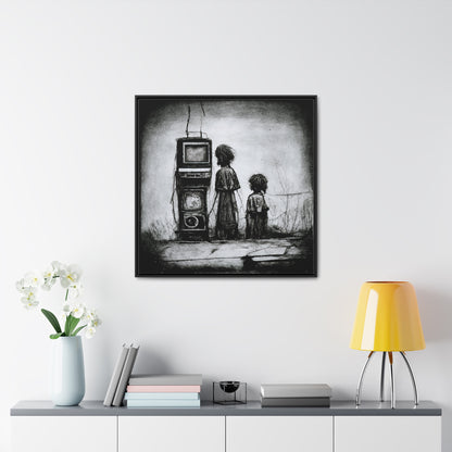 Childhood Wave 5, Valentinii, Gallery Canvas Wraps, Square Frame