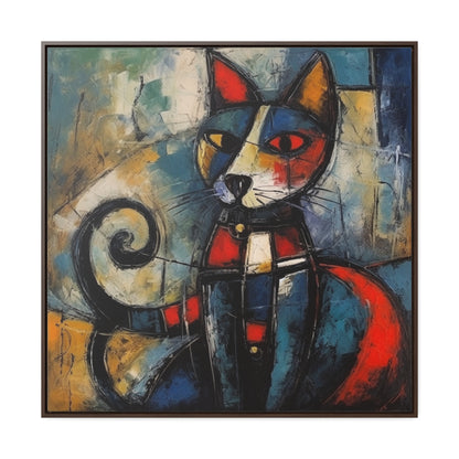 Cat 68, Gallery Canvas Wraps, Square Frame