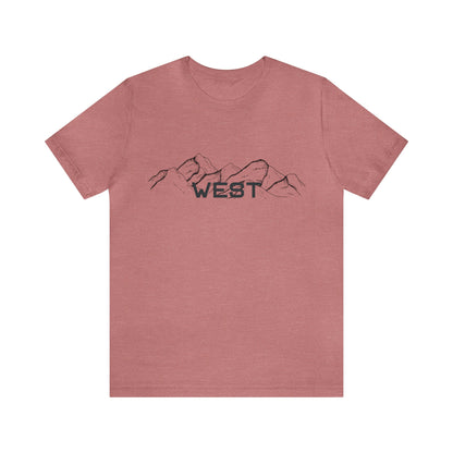 West, Unisex Jersey Short Sleeve Tee