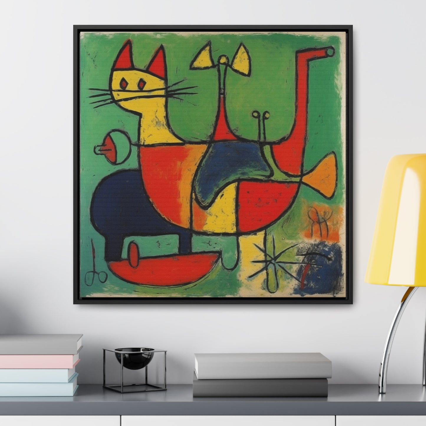 Cat 135, Gallery Canvas Wraps, Square Frame