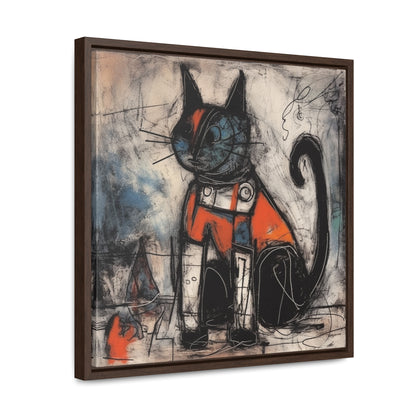 Cat 45, Gallery Canvas Wraps, Square Frame