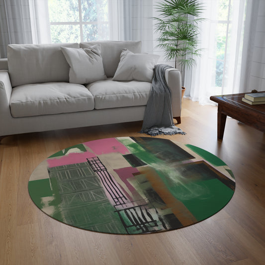 Abstract, Round Rug