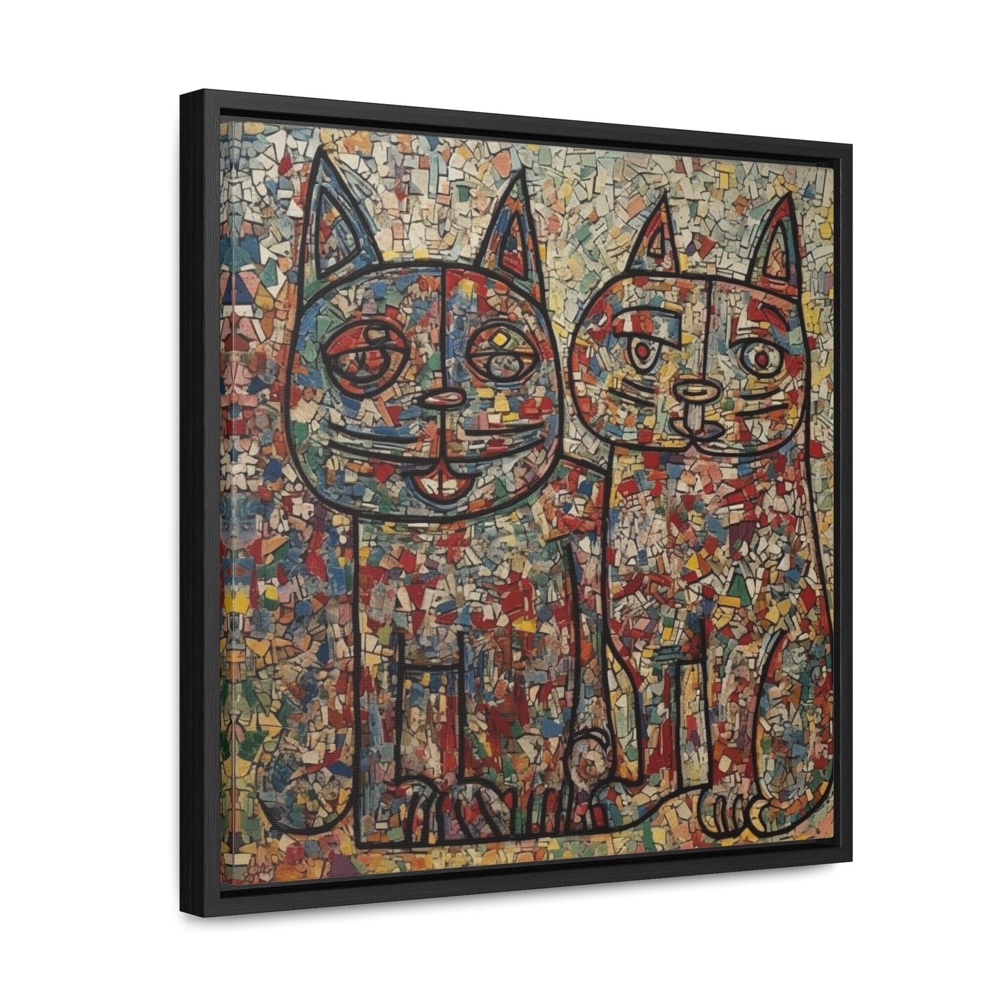 Cat 5, Gallery Canvas Wraps, Square Frame