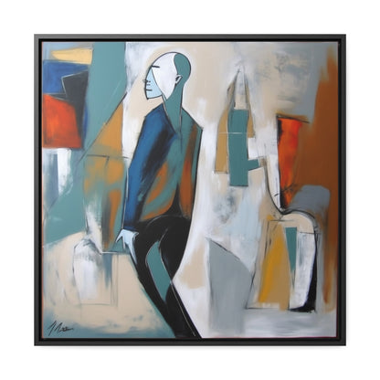 Sad Man 29, Valentinii, Gallery Canvas Wraps, Square Frame