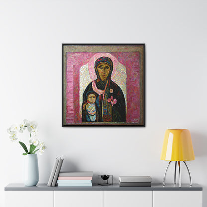 Mary and the Child 27, Valentinii, Gallery Canvas Wraps, Square Frame