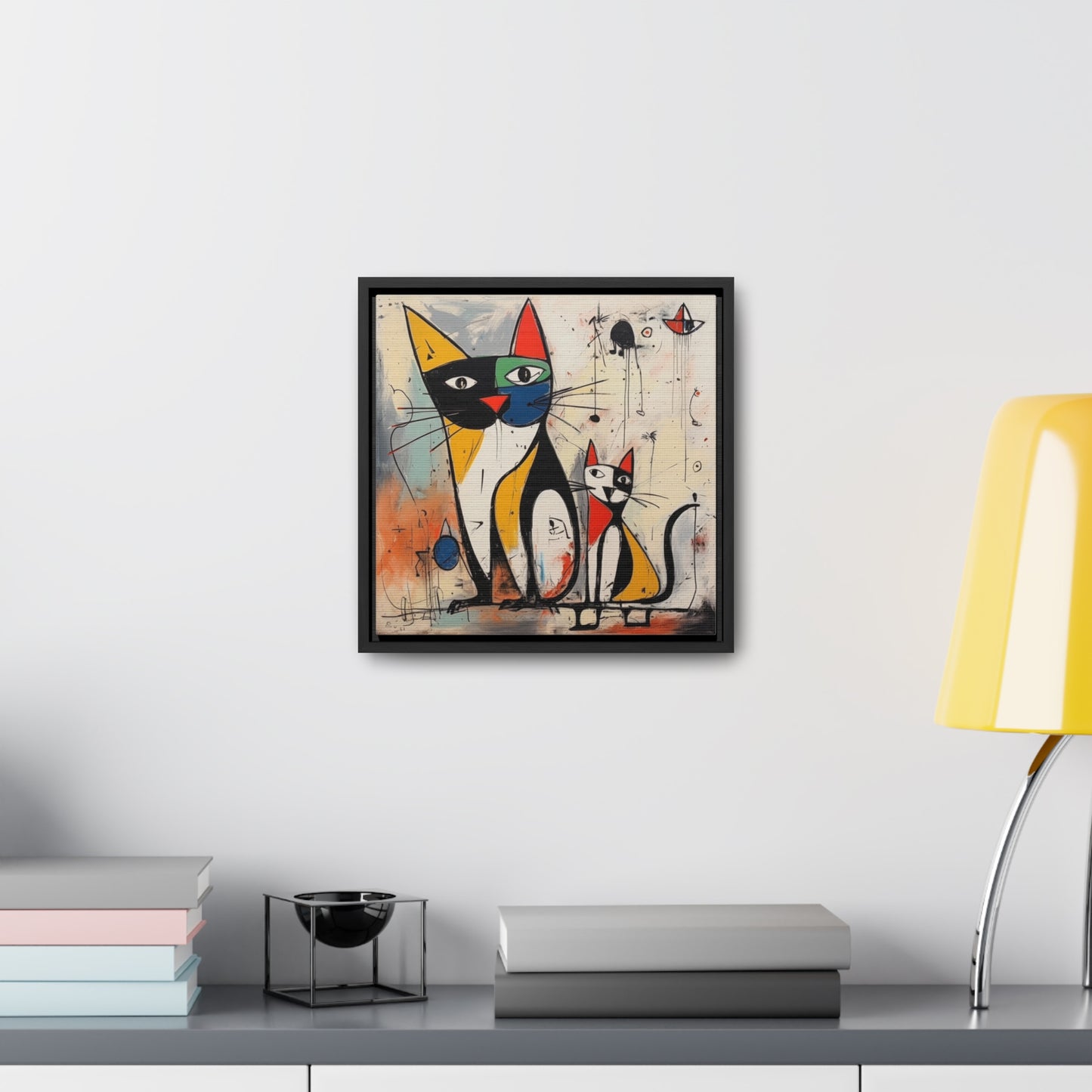 Cat 40, Gallery Canvas Wraps, Square Frame