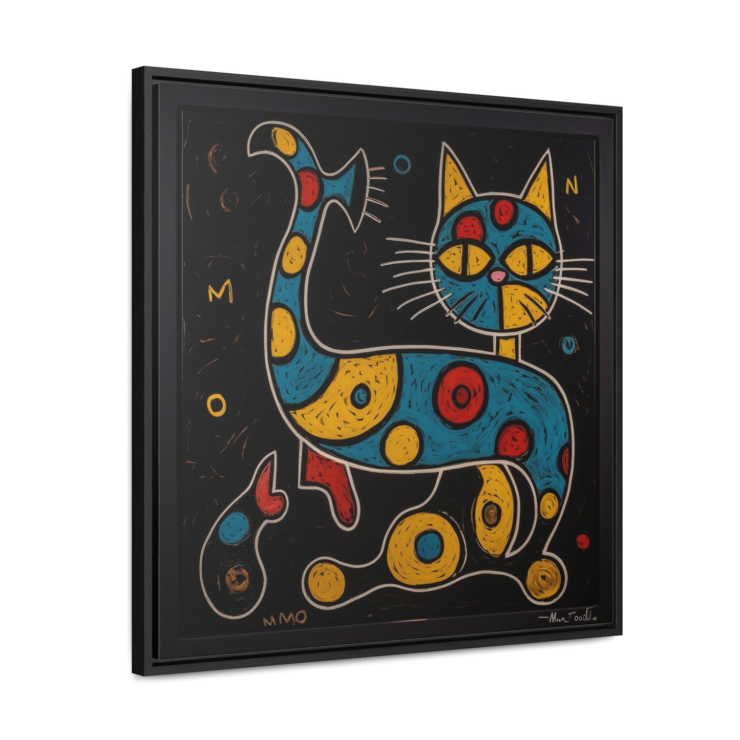 Cat 125, Gallery Canvas Wraps, Square Frame