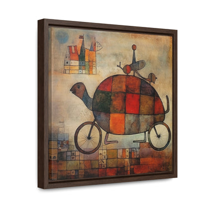 Turtle, Gallery Canvas Wraps, Square Frame