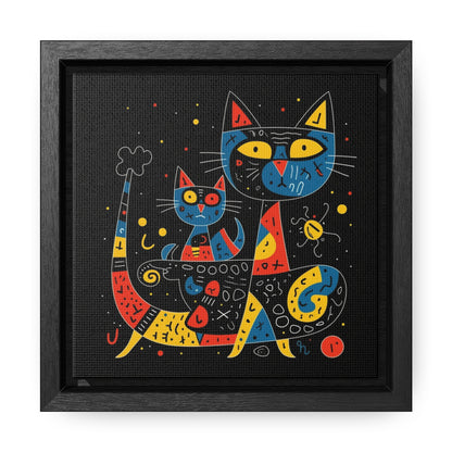 Cat 122, Gallery Canvas Wraps, Square Frame