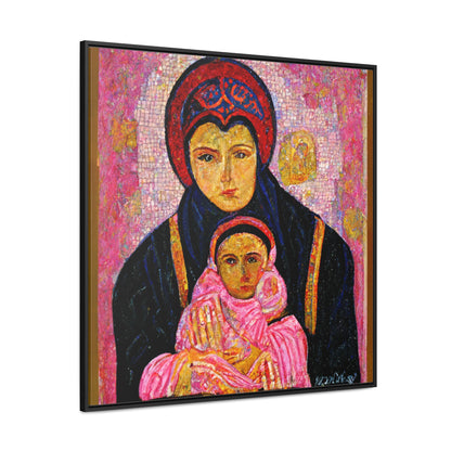 Mary and the Child 24, Valentinii, Gallery Canvas Wraps, Square Frame