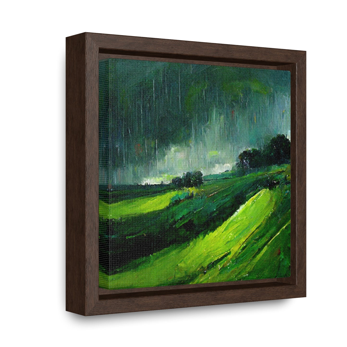 To the Rainy Land 3, Valentinii, Gallery Canvas Wraps, Square Frame