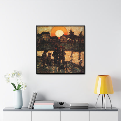 Land of the Sun 44, Valentinii, Gallery Canvas Wraps, Square Frame