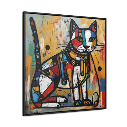 Cat 93, Gallery Canvas Wraps, Square Frame