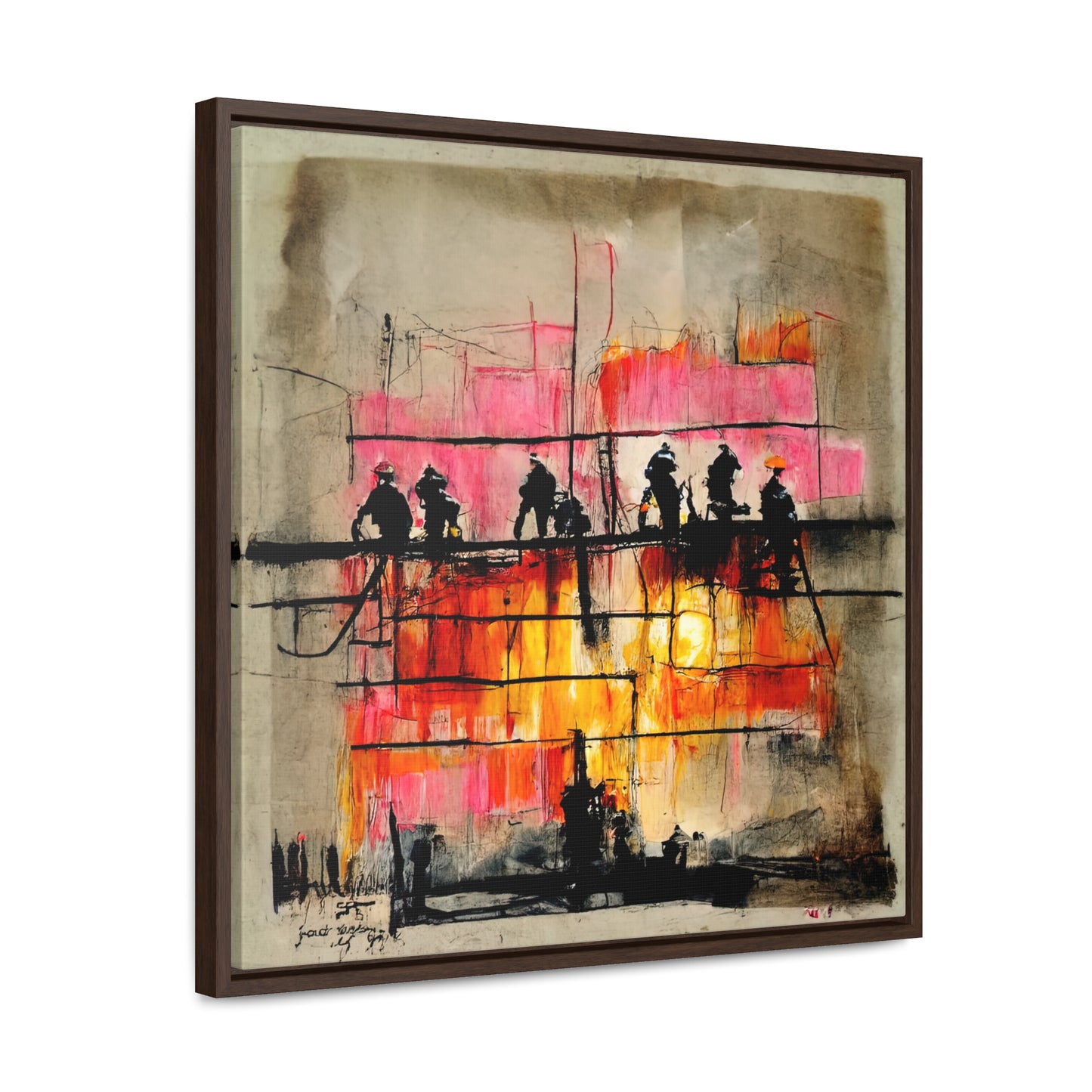 Land of the Sun 3, Valentinii, Gallery Canvas Wraps, Square Frame