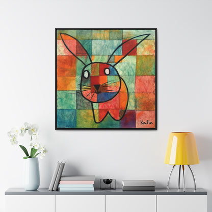 Rabbit 16, Gallery Canvas Wraps, Square Frame