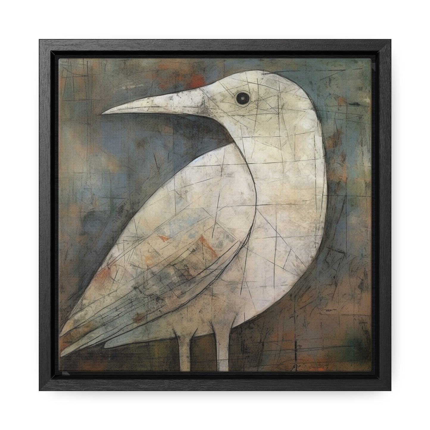 Bird 9, Gallery Canvas Wraps, Square Frame