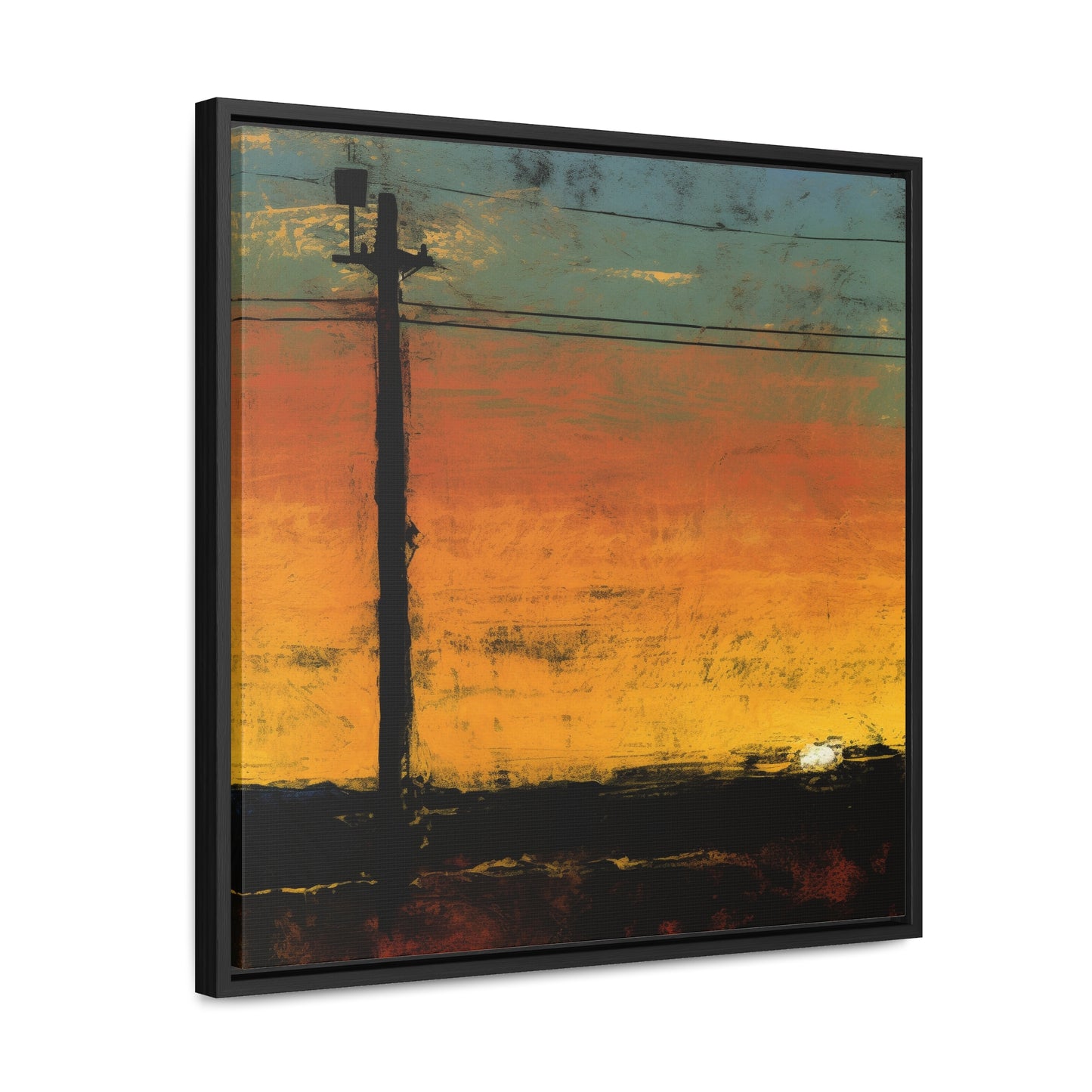 Land of the Sun 82, Valentinii, Gallery Canvas Wraps, Square Frame