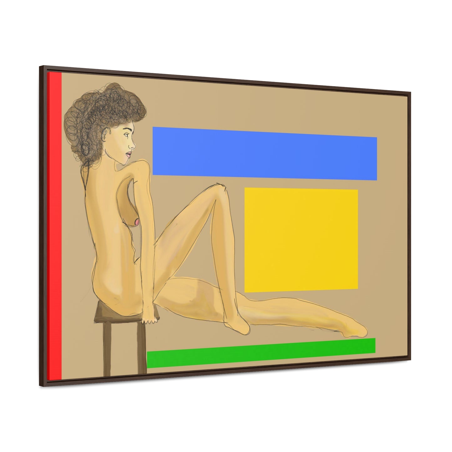 Tetris, Original Eduard Pavel, Gallery Canvas Wraps, Horizontal Frame