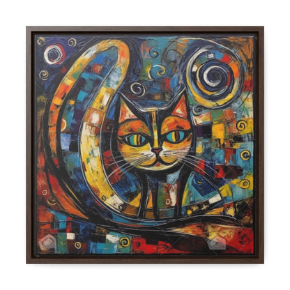 Cat 120, Gallery Canvas Wraps, Square Frame