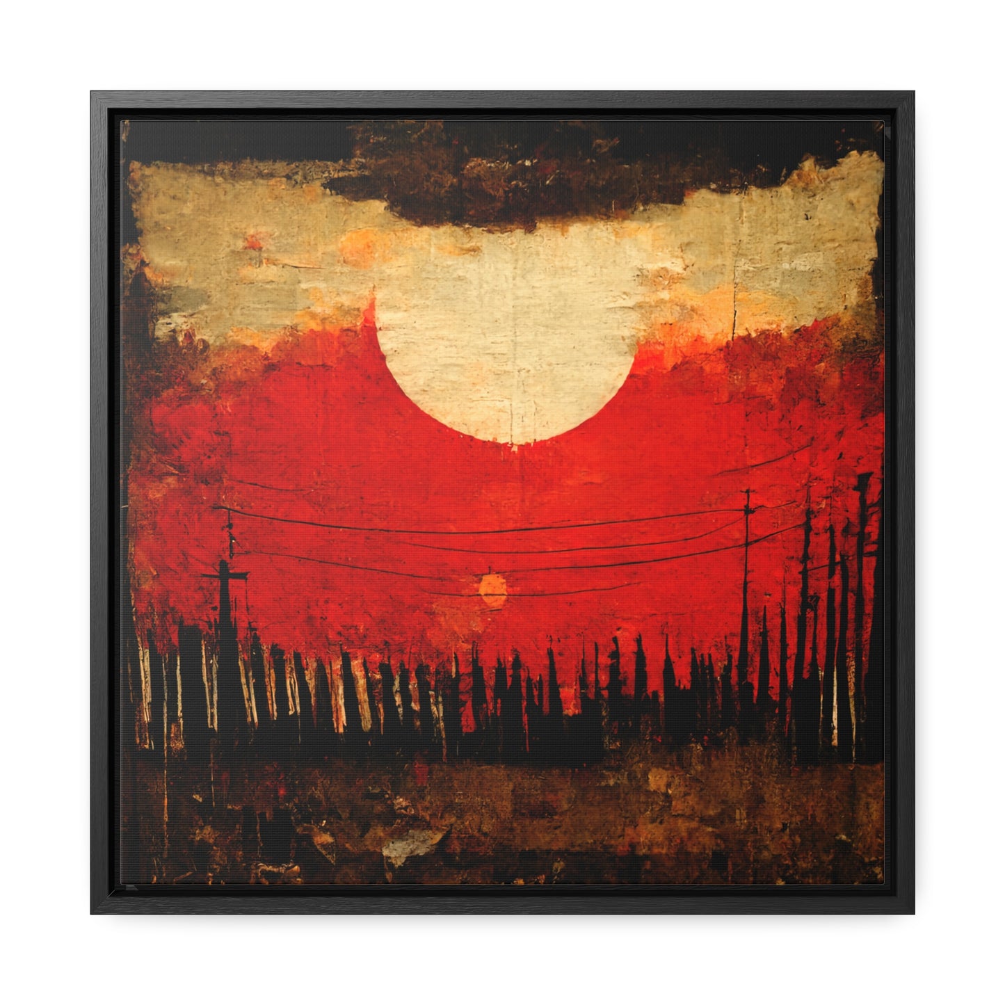 Land of the Sun 16, Valentinii, Gallery Canvas Wraps, Square Frame