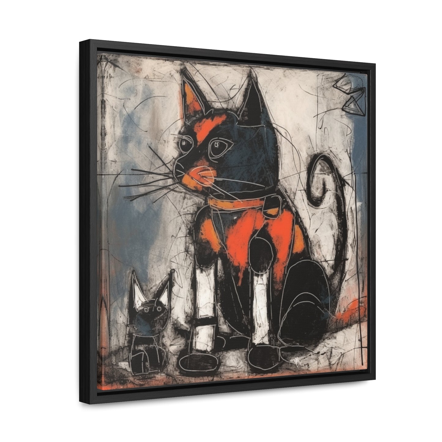 Cat 33, Gallery Canvas Wraps, Square Frame