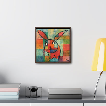 Rabbit 34, Gallery Canvas Wraps, Square Frame