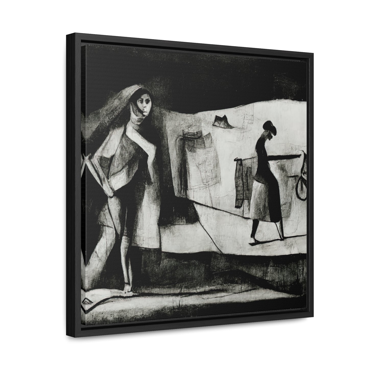 Domestic Memories 40, Valentinii, Gallery Canvas Wraps, Square Frame