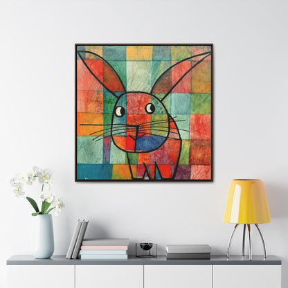 Rabbit 13, Gallery Canvas Wraps, Square Frame