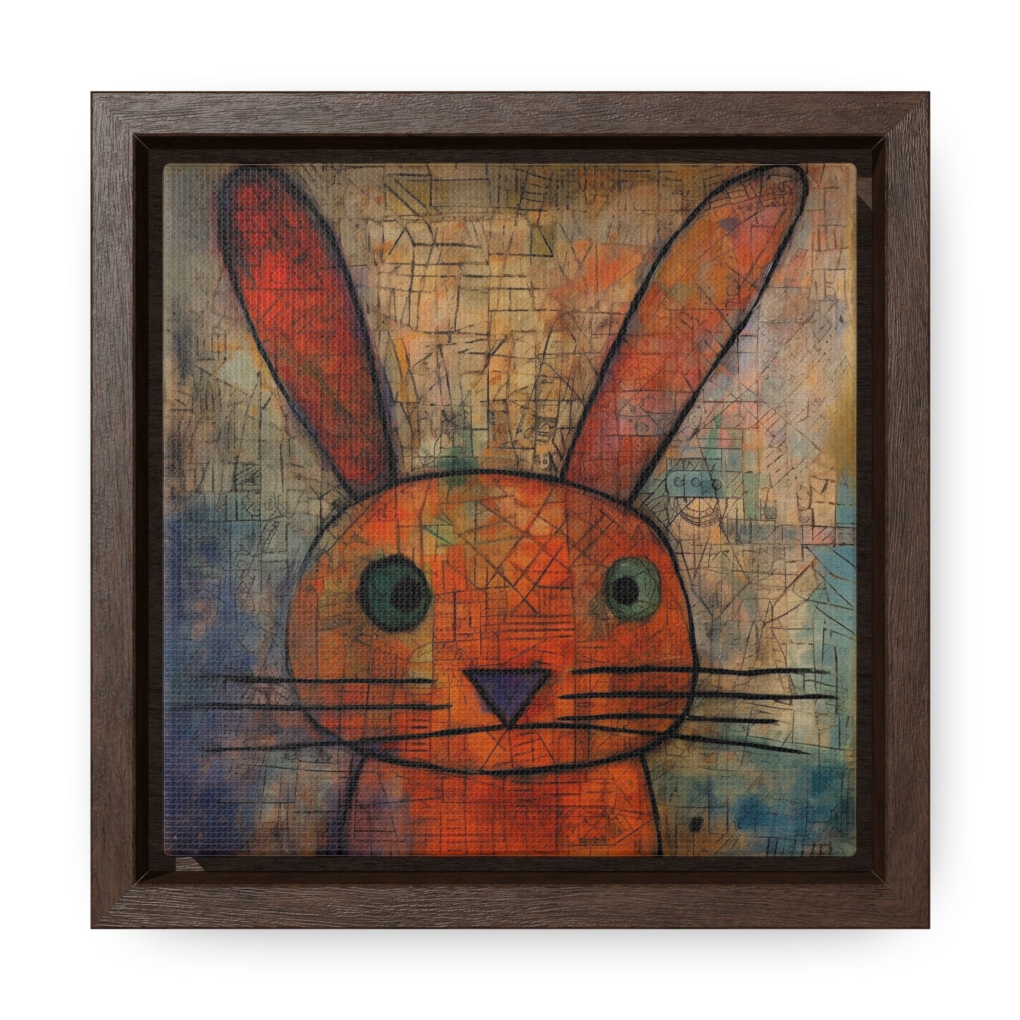 Rabbit 8, Gallery Canvas Wraps, Square Frame