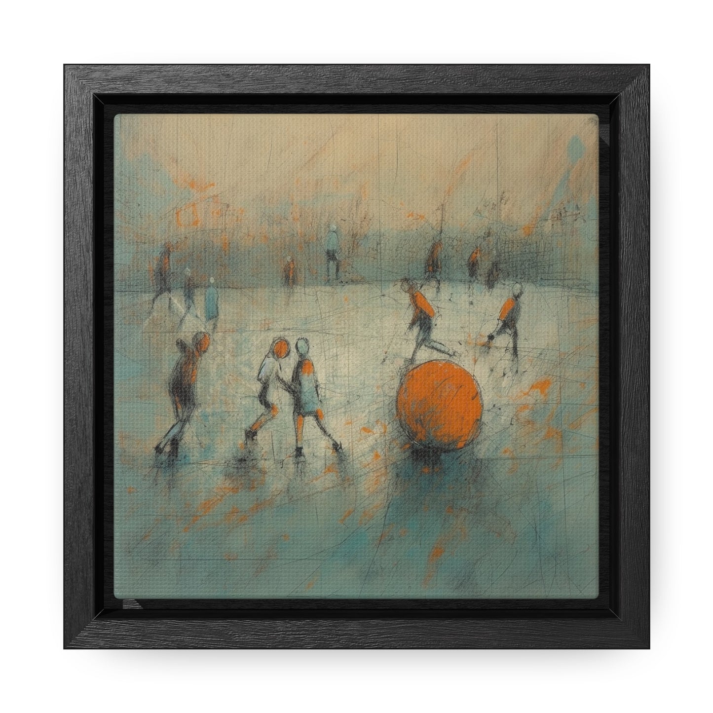 Childhood 40, Gallery Canvas Wraps, Square Frame