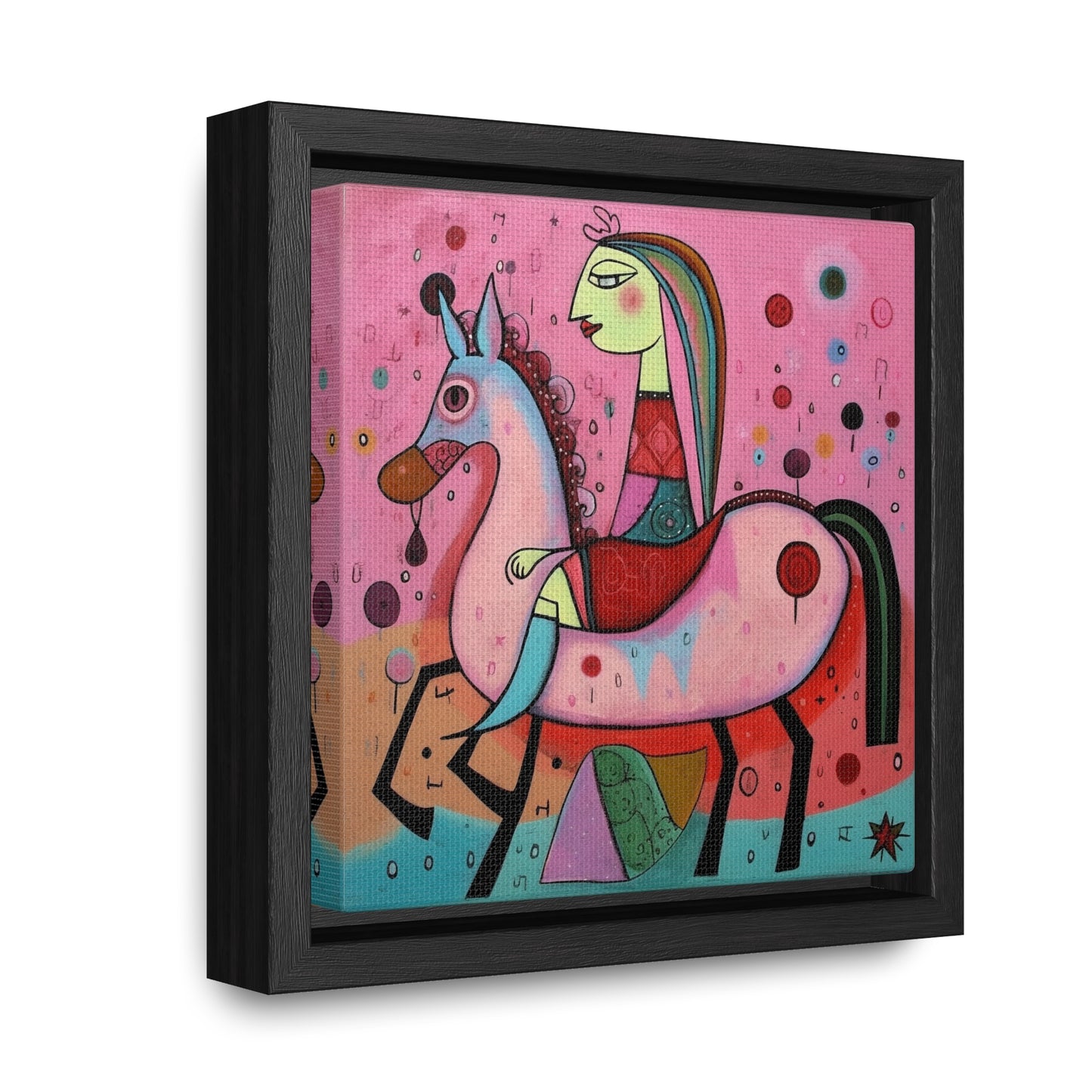 The Dreams of the Child 43, Gallery Canvas Wraps, Square Frame