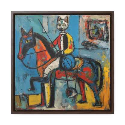 Cat 112, Gallery Canvas Wraps, Square Frame