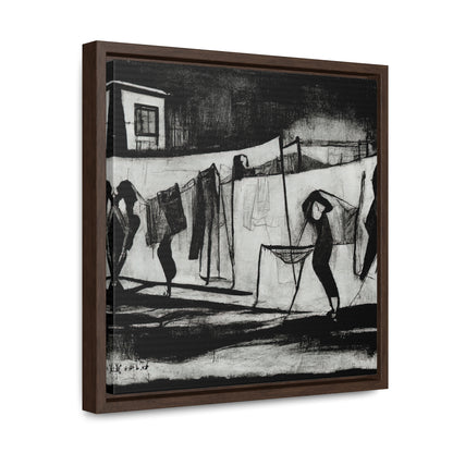 Domestic Memories 37, Valentinii, Gallery Canvas Wraps, Square Frame