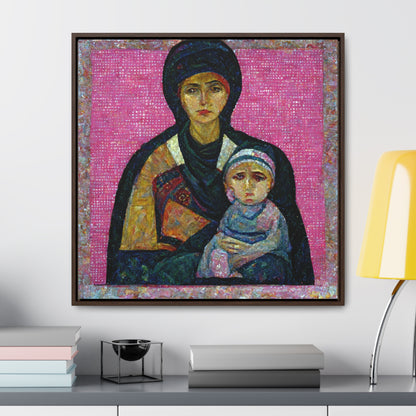 Mary and the Child 12, Valentinii, Gallery Canvas Wraps, Square Frame