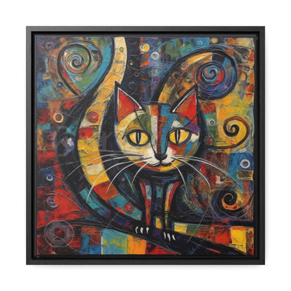 Cat 117, Gallery Canvas Wraps, Square Frame